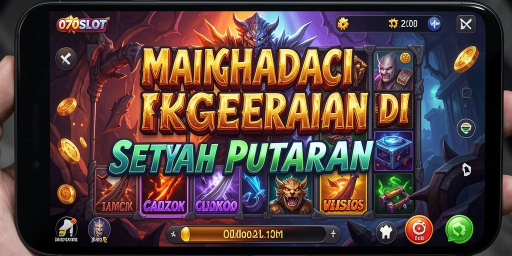 Screenshot gameplay <strong>070SLOT</strong> yang menampilkan suasana mencekam dan menegangkan.