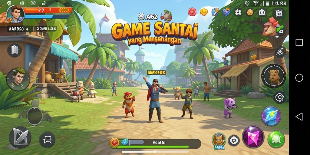 Tangkapan layar gameplay <strong>AA62</strong> yang menunjukkan keseruan bermain game Casual.