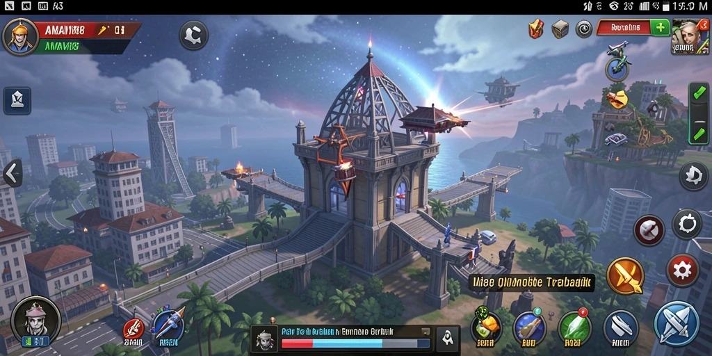 Tangkapan layar gameplay <strong>AMAVI88</strong> menampilkan pertahanan menara yang mendebarkan.
