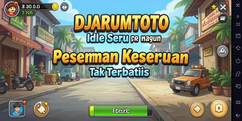 Screenshot gameplay DJARUMTOTO yang menunjukkan aksi seru dalam permainan Idle.