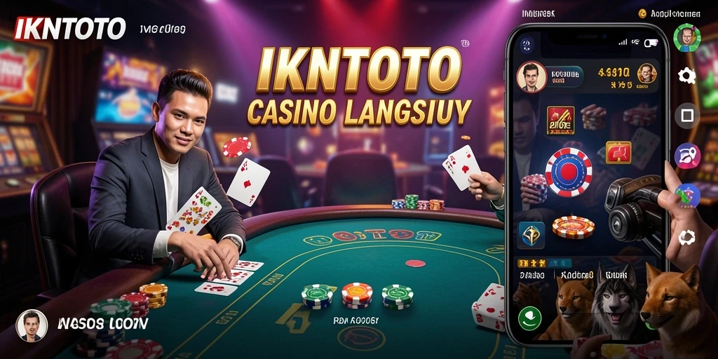 Tampilan gameplay Live Casino yang menegangkan dan interaktif.