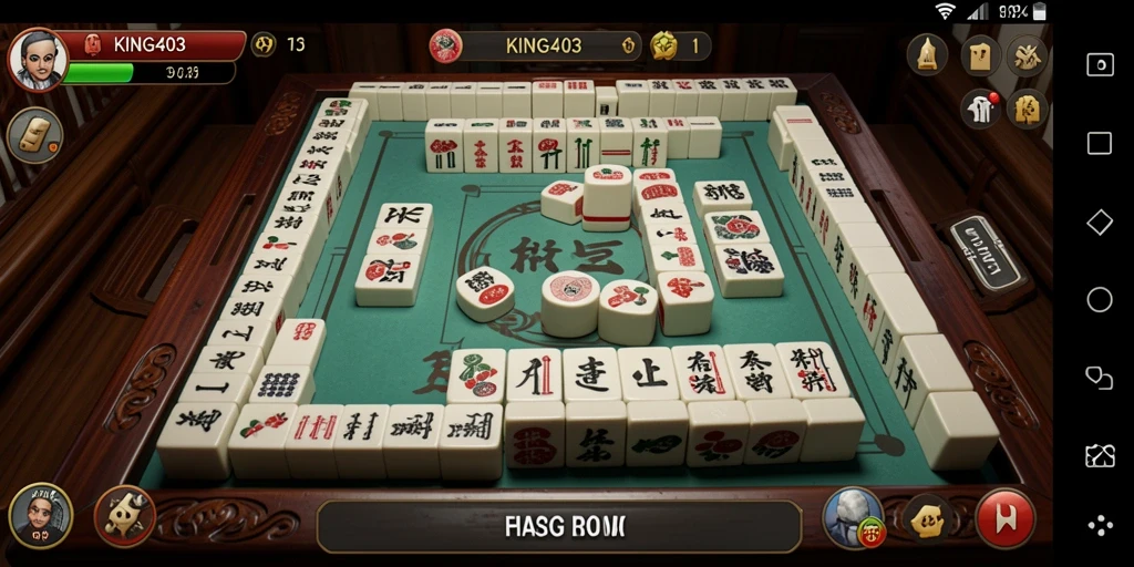 Tampilan menarik dari gameplay Mahjong KING403 yang menantang.
