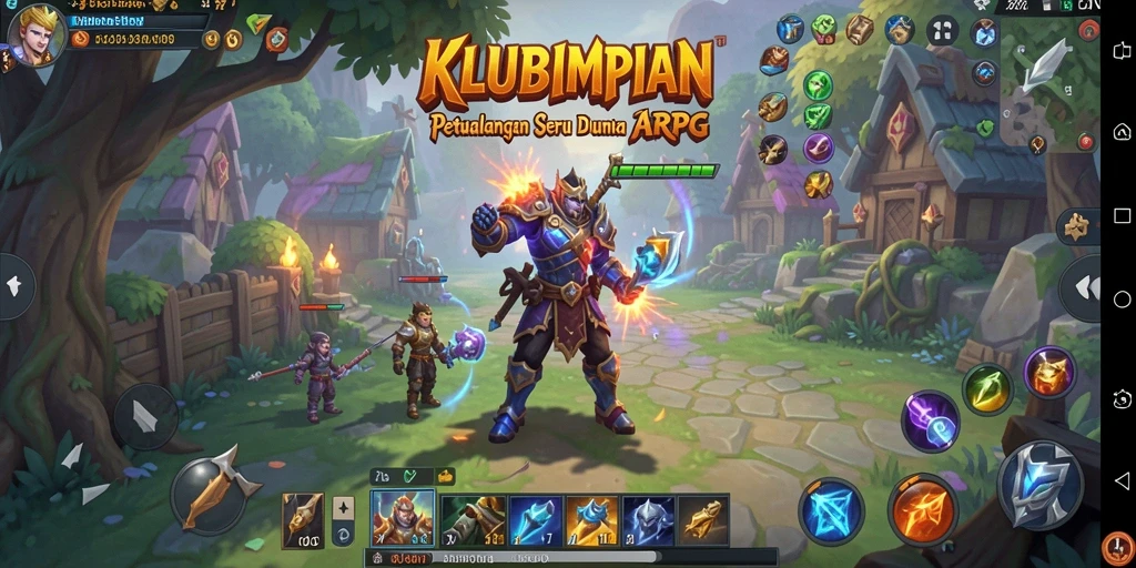 Tampilan menarik dari gameplay menegangkan di KLUBIMPIAN.
