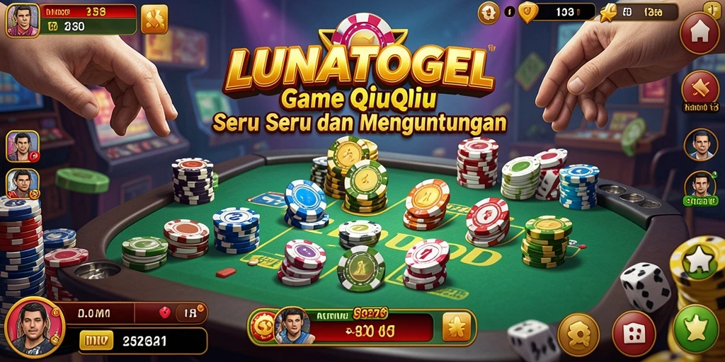 Tampilan gameplay QiuQiu yang menarik dan interaktif.