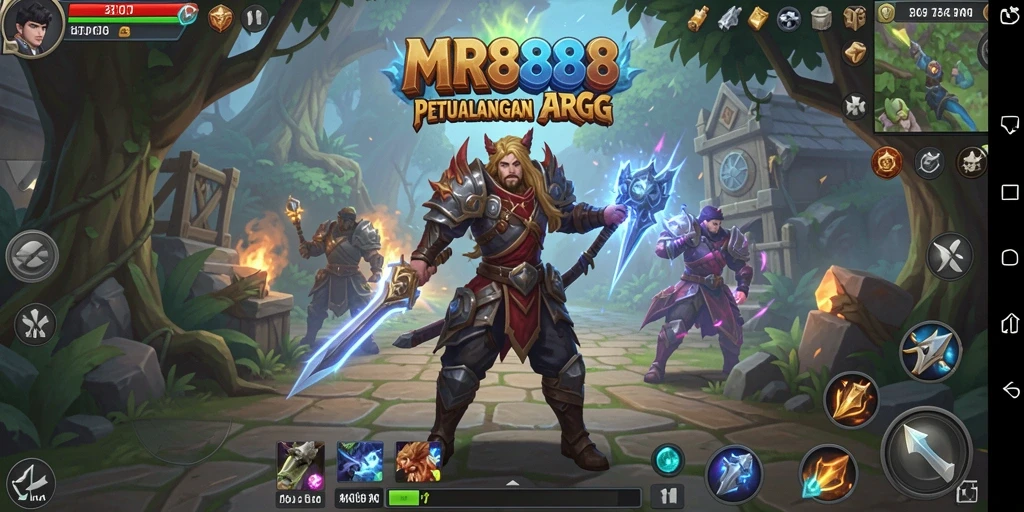 Screenshot gameplay epic dari MR888 yang menunjukkan pertarungan seru.