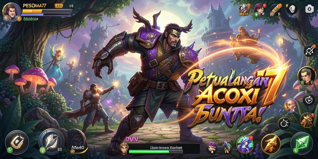 Screenshot menunjukkan aksi seru dalam PESONA77 dengan grafis yang menawan.