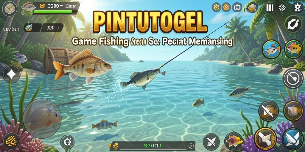 Gameplay seru PINTUTOGEL dengan pengalaman memancing yang memikat.