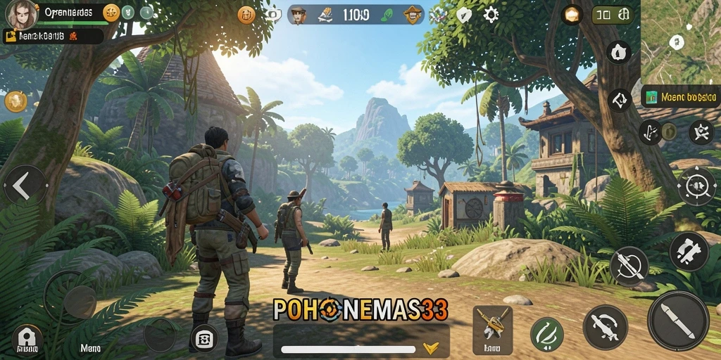 Gameplay POHONEMAS33 yang menakjubkan dalam dunia Open World.