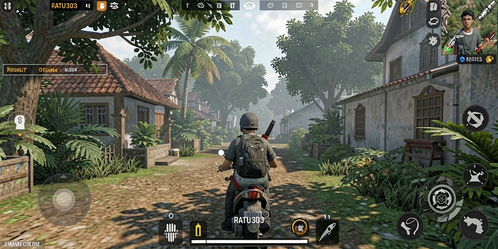 Tangkapan layar gameplay menunjukkan simulasi kehidupan yang seru.