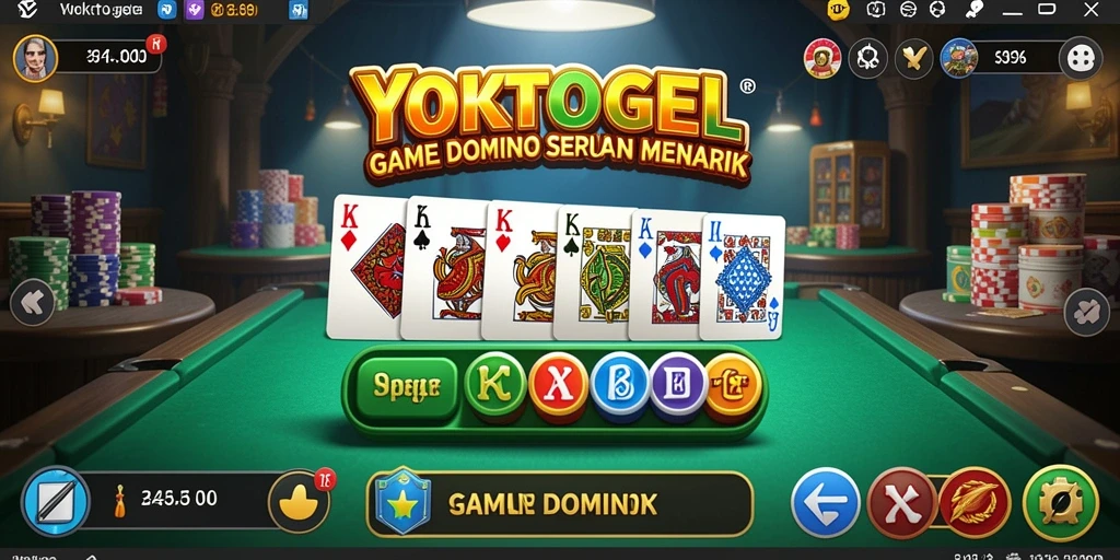 Tampilan gameplay seru di YOKTOGEL dengan berbagai mode permainan.